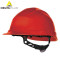 代尔塔 高密度聚丙烯抗紫外线石英3型PP安全帽 102008 红色 8点织物内衬