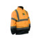 代尔塔 两件套荧光夹克 XL 橙色+藏青色 404012