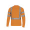 代尔塔 荧光长袖T恤 404017 S 橙色