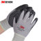 3M 丁腈涂层防滑耐磨手套舒适透气型 WX300921193 灰色 L码