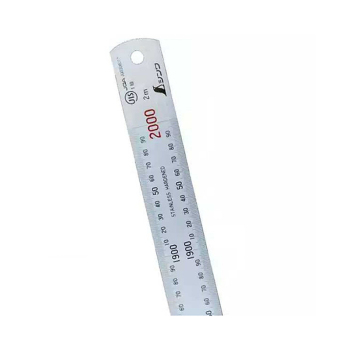 亲和测定 亚光直尺 亚光60cm带红数字带磁石JIS 13536