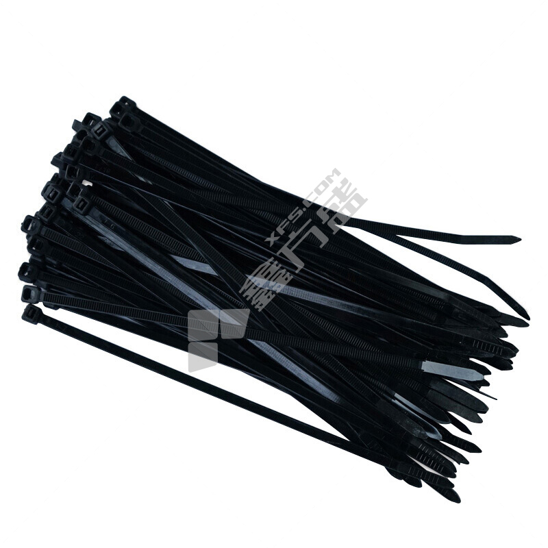 安赛瑞 尼龙扎带 黑色 大标牌式