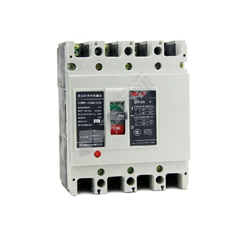 德力西DELIXI 塑壳断路器CDM1-125L 4340 CDM1-125L/4340 125A AC230V
