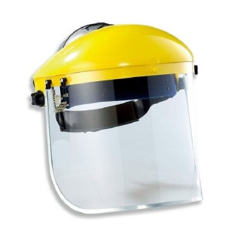 蓝鹰 头盔式防护面屏套装 K4YE+K28N 黄色