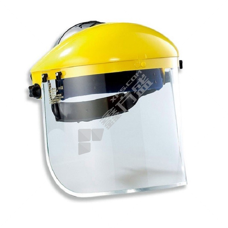 蓝鹰 头盔式防护面屏套装 K4YE+K28N 黄色