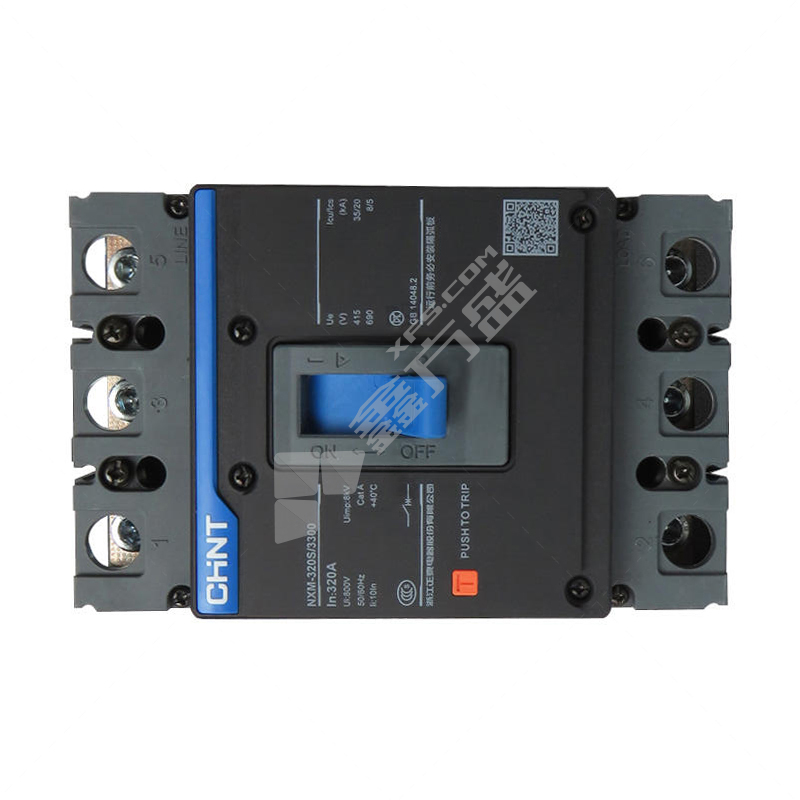 正泰 CHNT 塑壳电动机保护断路器 NXM-250S/33002 NXM-250S/33002 250A