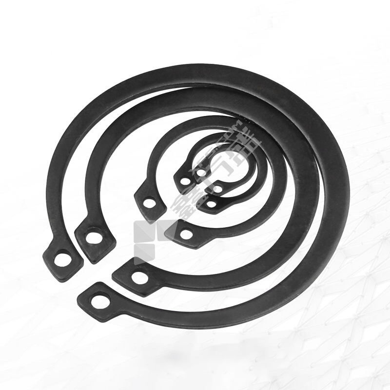 荣环 DIN54177带环槽轴承用挡圈 黑色磷化 Φ32