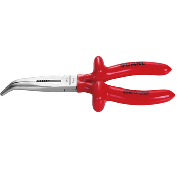 卡尔/KAER 航空级浸塑柄绝缘弯嘴钳 8" C10520