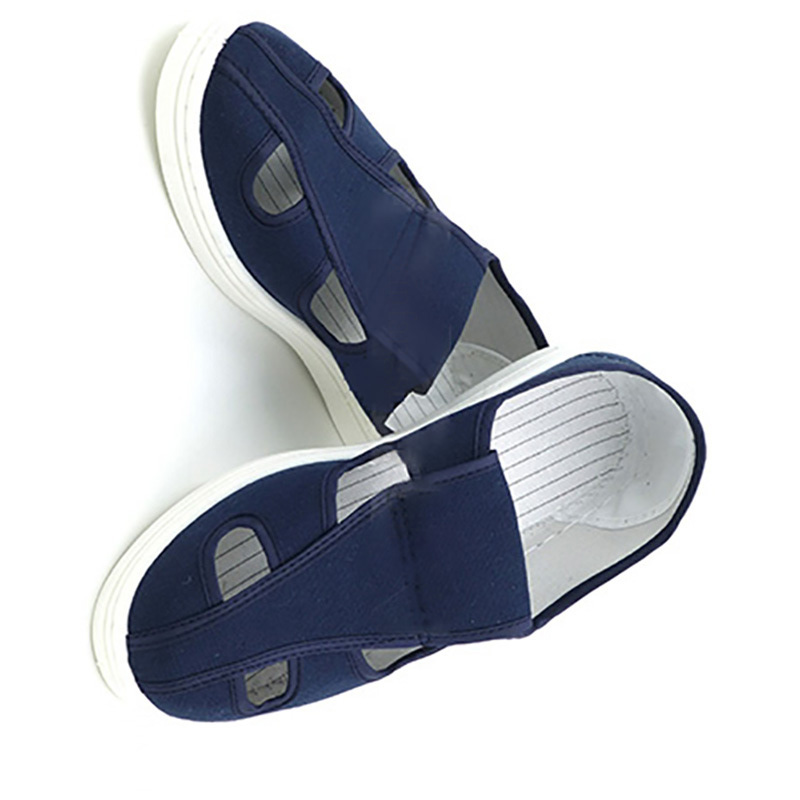 Tonghua Sheng SPUBottom anti-static canvas four hole shoes705 705 40code