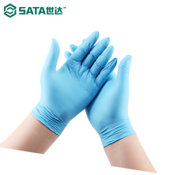 世达SATA 标准型一次性丁腈手套 SF0605 M号
