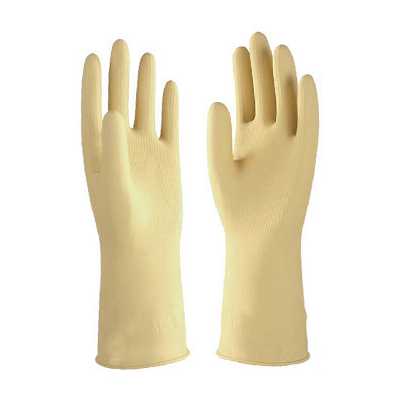 Jade Butterfly 60A Extended acid alkali resistant rubber industrial gloves 60cm Latex color latex 60A