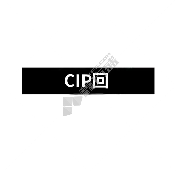 标识牌专家 管道介质标识14 QSA348A4 150×800mm CIP