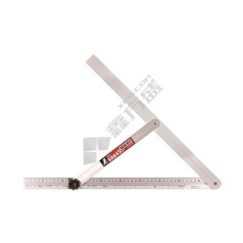 亲和测定 铝自由角度尺倾斜度刻度带支竿 62570 505mm 30mm