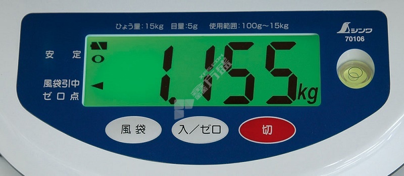 亲和测定 数显托盘秤 交易证明以外用 15kg交易证明以外用 70106