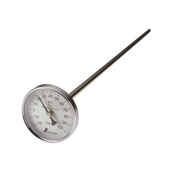 亲和测定 温度计 V-3圆T字型-20～100℃φ6×90cm 72611