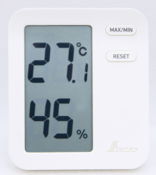 亲和测定 数显温湿度计 HomeA白色透明包装 73044