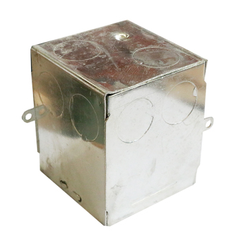 京固 镀锌焊接方盒 六分25孔 60mm 1.0mm 六分