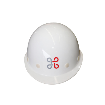 普达 B-4 安全帽定制款百合建业盔式玻璃钢 B-4 白色