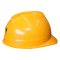 普达 安全帽定制款百合建业新V型塑料 黄色 定制款百合建业 V型