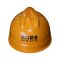 普达 安全帽定制款百合建业新V型塑料 黄色 定制款百合建业 V型