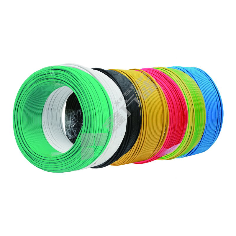 鑫电 低烟无卤阻燃B1级塑铜电线 WDZB1-BYJ 450/750V 1*4平方 黄绿色