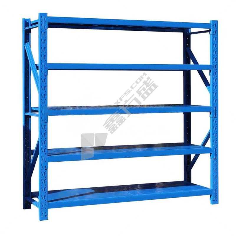 至腾 中型货架主架蓝五层  至腾2000*600*2000