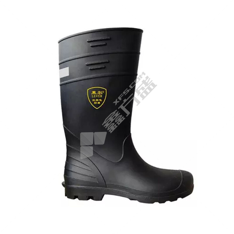 莱尔 6KV绝缘带反光条工矿靴 39码 黑色 SM-8-99