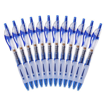 晨光 GP1163 中性笔 透明 黑色 0.5mm GP1163A