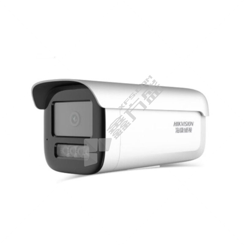 海康威视 白光全彩400万PoE筒型网络摄像机 DS-2CD3T46WDV3-L 8mm 400万