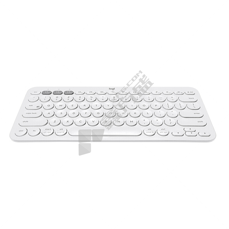 罗技 K380 多设备蓝牙键盘 K380 279*124*16mm 白色