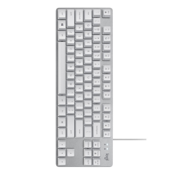 罗技Logitech 机械键盘K835 白色  白色 K835 红轴