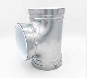 金天和 沟槽衬塑正三通  φ165 DN150