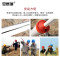安赛瑞 13849 拉线保护套 大圆管直径11cm*高1m/红白 13849
