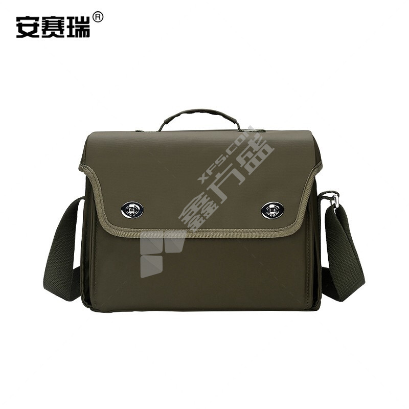 安赛瑞 300678 斜挎式防水工具包 300678 29*23*14cm/军绿