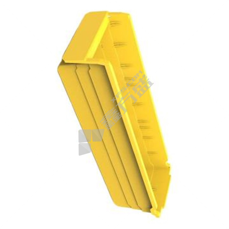 力王 SF货架零件盒 SF5115 500*100*150mm 黄色