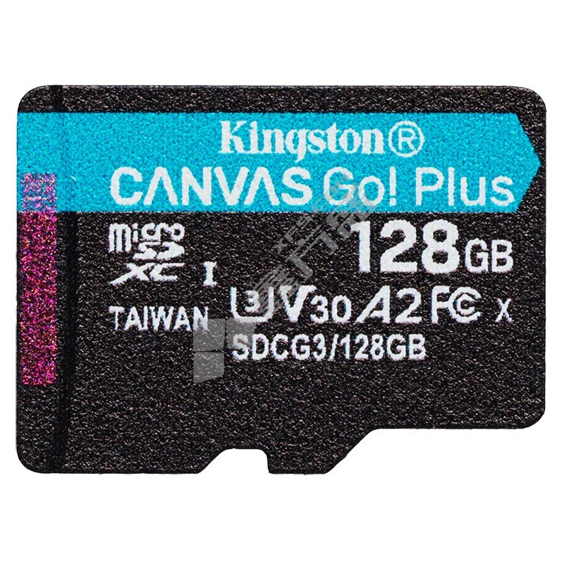 金士顿 TF卡蓝卡128GB 读170M/s写90M/s 蓝卡 读170M/s写90M/s CG3/128GB