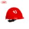 洁适比 A4聚乙烯内衬调整轮式头盔 01-9025 红色