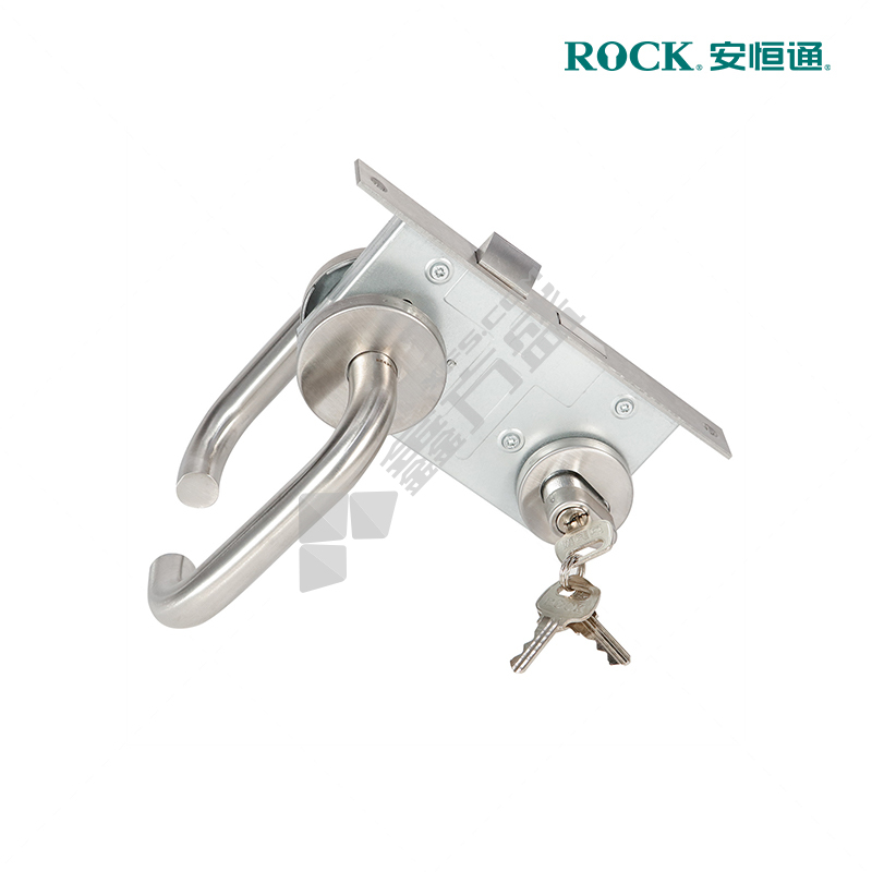 ROCK安恒通 国标防火锁 KS80003G1-B 201不锈钢 铜锁芯