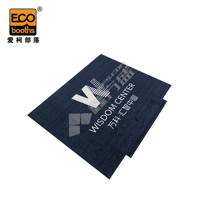 爱柯部落 高级意彩图文LOGO地垫原液印染垫 1.5m*0.9m*10mm 定制款 E2010401003