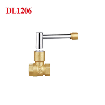 达柏林 DL1206黄铜带锁球阀 DL1206 DN20 PN16