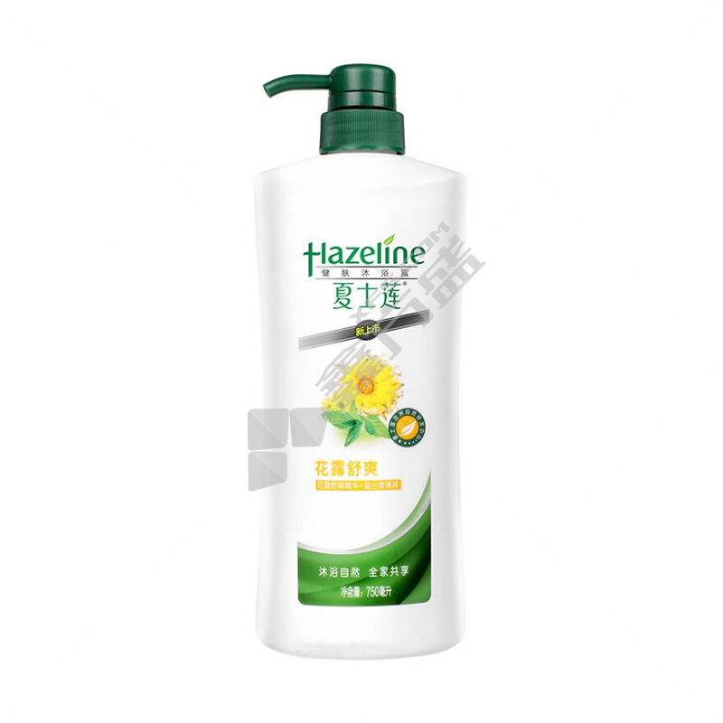 夏士莲 清透亮肤花露舒爽沐浴露套装 1000ml+600ml