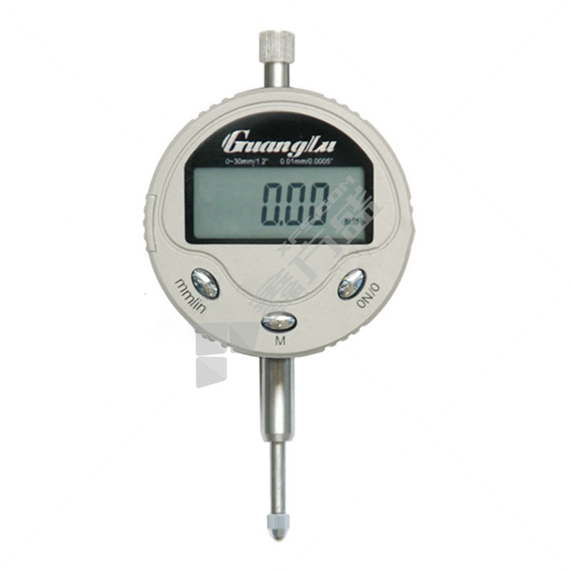 广陆 数显百分表312 312-103-10 0-30mm 0.01mm 0.03mm 122mm