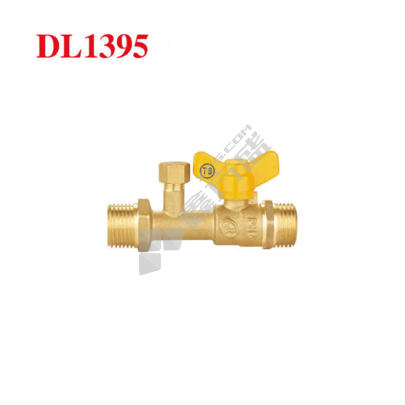 达柏林 黄铜带测压燃气阀DL1395 DN15