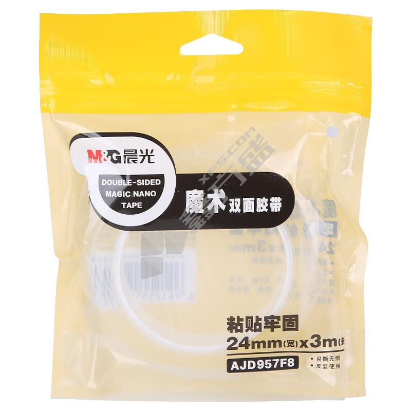 晨光 M&G 魔术双面胶带24mm*3M单卷AJD957F8 AJD957F8 24mm*3m