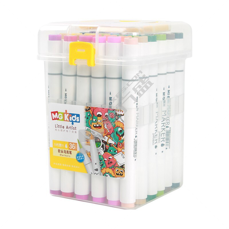 晨光 ZPMV8003 MGKIDS系列水性软头马克笔 36色 双头 2.0mm/6.0mm