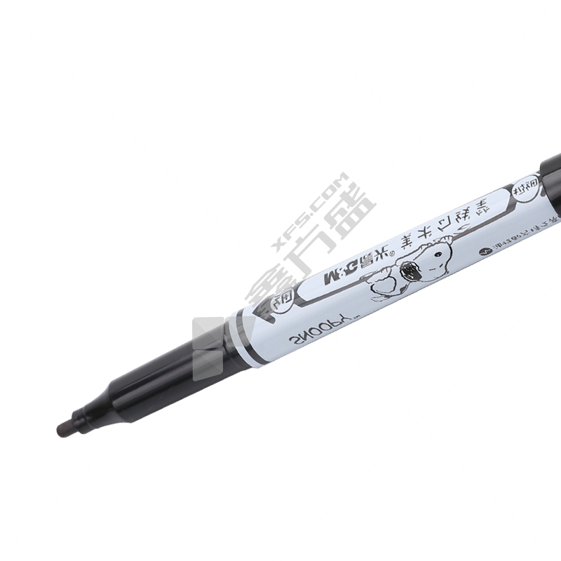 晨光 SPM21302 记号笔史努比海洋风 黑色 双头 0.5mm/1.0mm