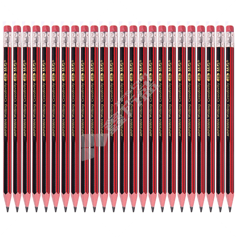 晨光 AWP30802 HB木杆铅笔六角红黑抽条 AWP30802 HB 190mm