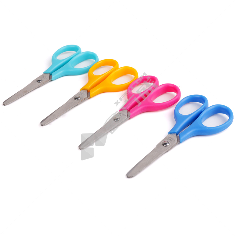 得力 6025 学生剪刀 114mm 颜色随机 6025