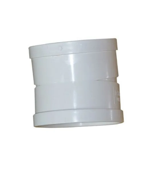 联塑 PVC22.5°偏置弯头柔性连接 漩流单立 110 白色