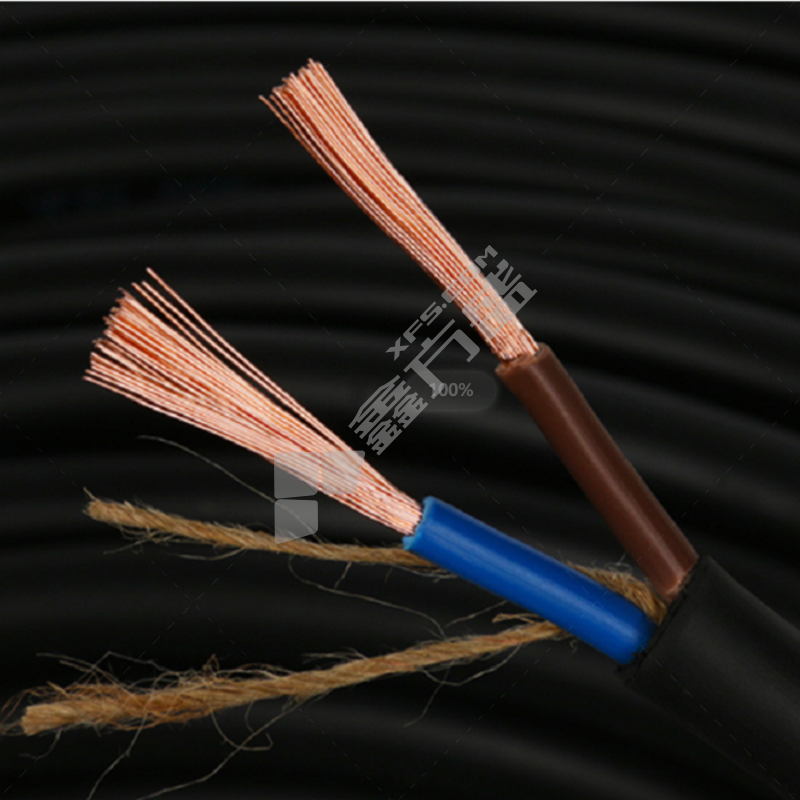银根 国标纯铜电线防冻2芯软线家用防水电缆线2.5平方护套线 2*1.5